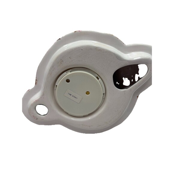 Christmas Musical Cookie Jar Cowboy Santa Claus Plays Jingle Bells Holiday Decor - Picture 6 of 13